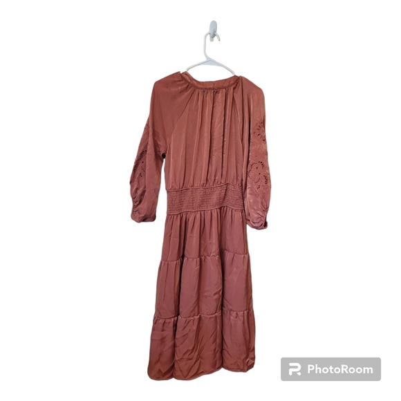 Penelope Rose Woman's Embroidered Long Sleeve Dress Size Medium NEW WITH TAGS - Picture 2 of 6